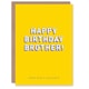 image 1 of From Mum's Favourite Brother Fun Humour Funny Birthday Card