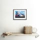 image 2 of Vintage Steam Engine Train Spotter Fan 9x7" Black Framed Wall Art Print