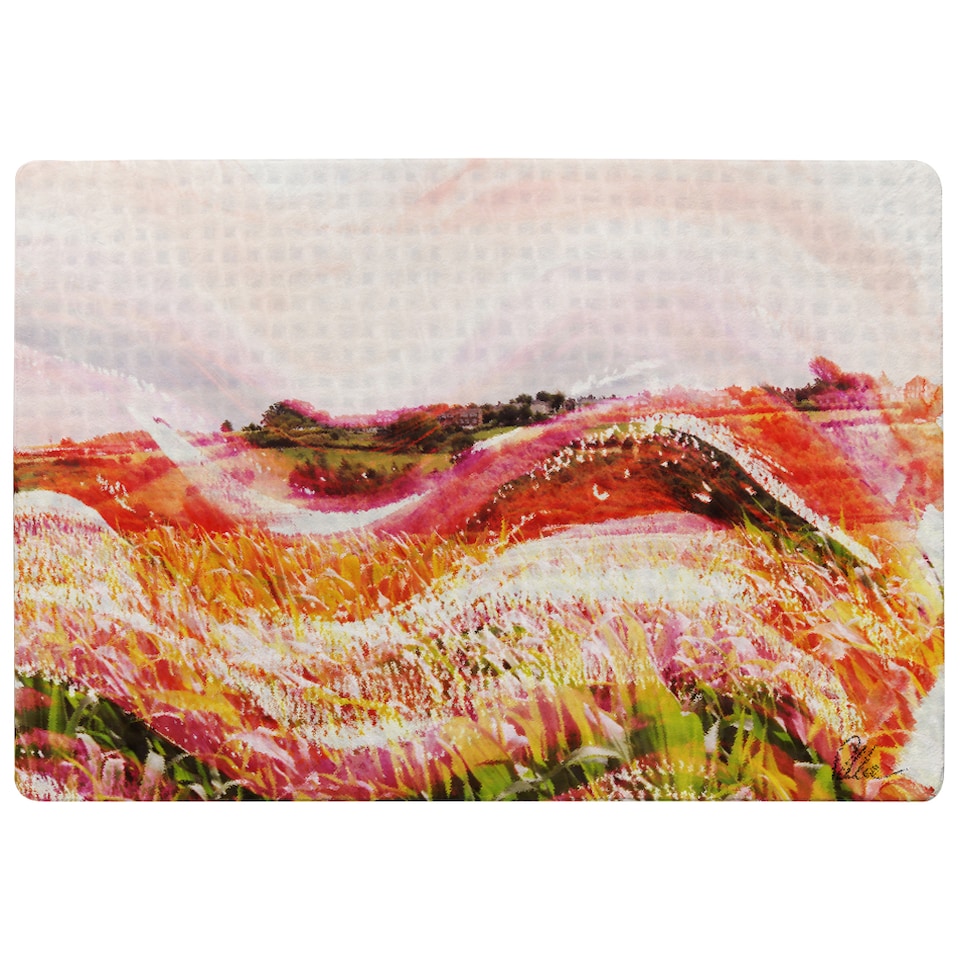 image 1 of Wheat Field Paint Rug | Multi