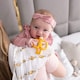 image 3 of Matchstick Monkey Animal Teether & Muslin Lion Gift Set
