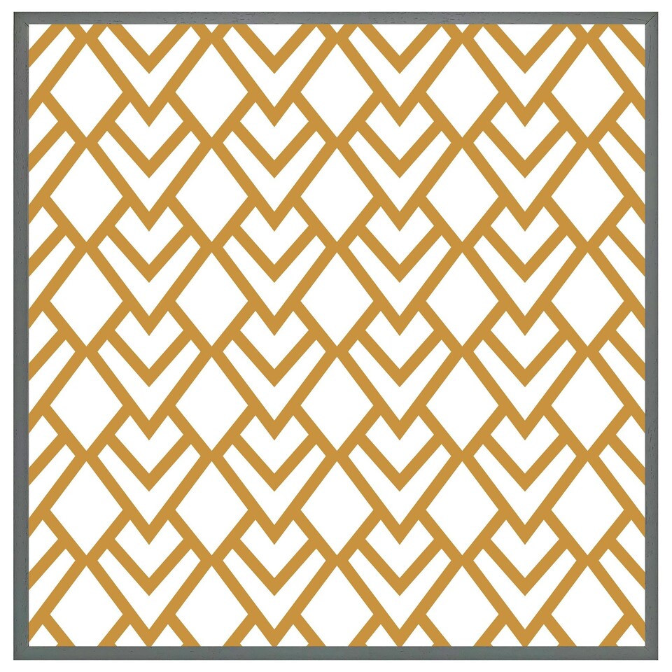 image 1 of Geometric scales (Picture Frame) Brown | Oak | XL