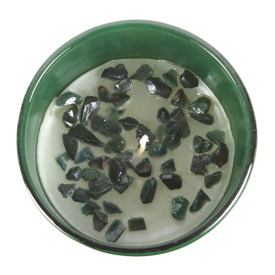 image 1 of Something Different Libra Sweet Jasmine Bloodstone Scented Candle - Green/Brown - One Size