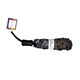 image 6 of Annie Phillips Folding Umbrella Automatic Open Close Circles | Blue | Canopy: 98cm