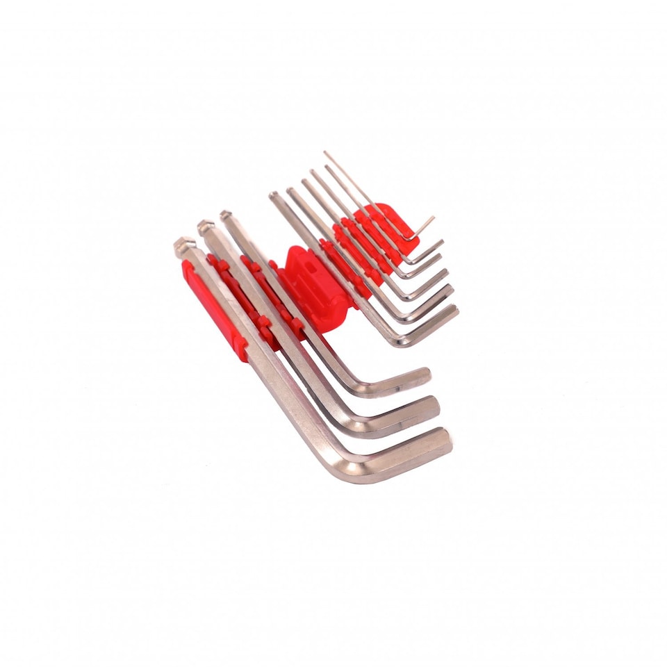 image 1 of Set of 9 Hex Allen Wrench Repair Tool L Shape TRX Key