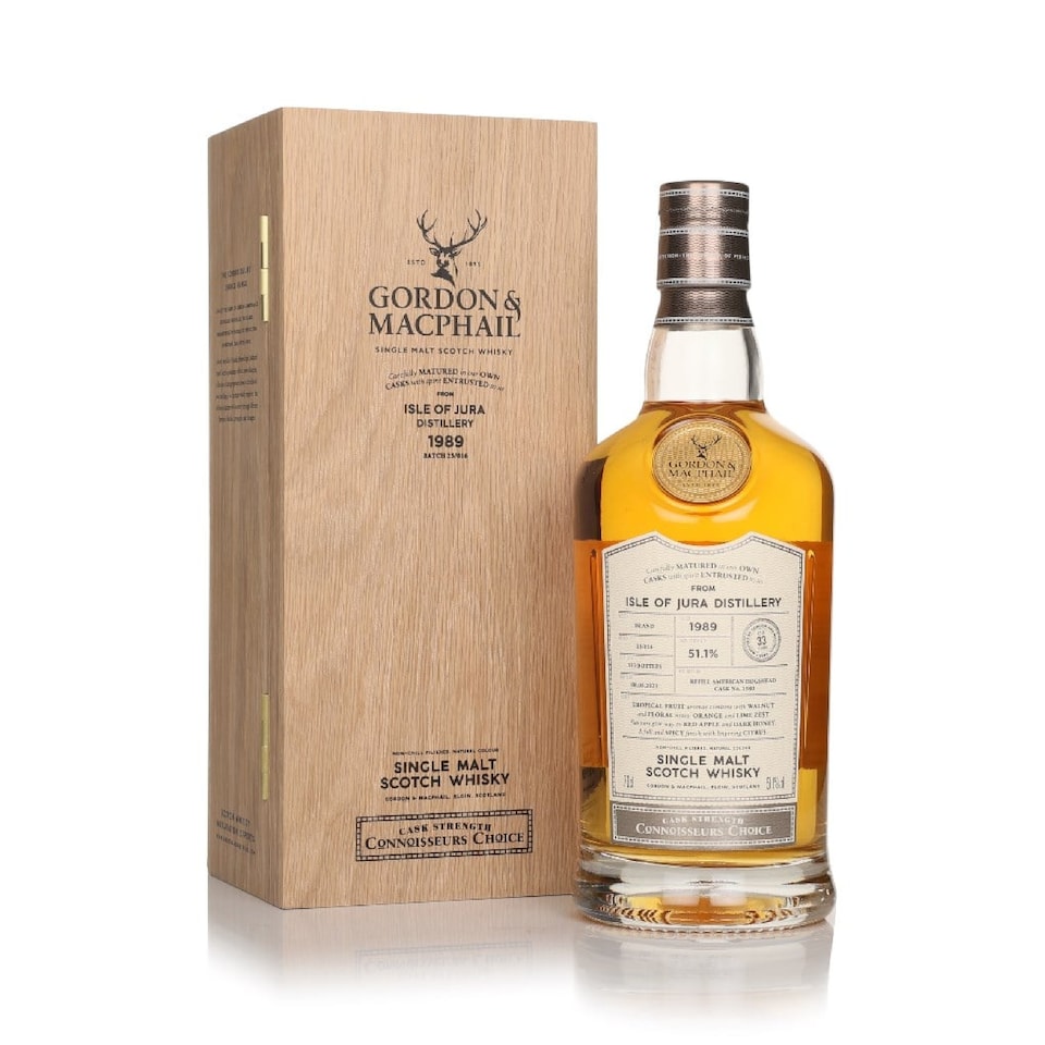 image 1 of Isle of Jura 33 Year Old 1989 cask 1580 - Connoisseurs Choice Gordon  MacPhail