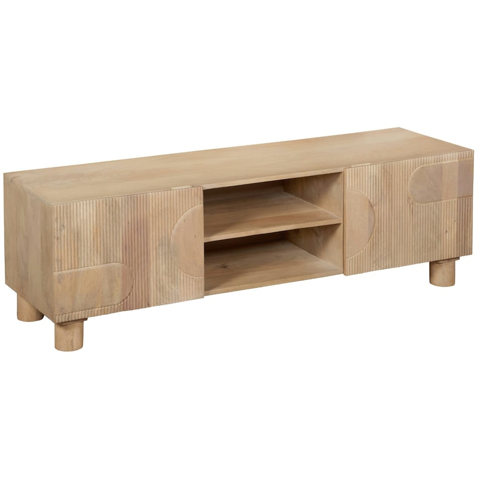 image 1 of Ajmer Solid Wood Tv Cabinet Brown