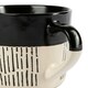 image 4 of Nicola Spring Ceramic Dipped Dash Coffee Mugs - 475ml - Black - Pack of 6 Black