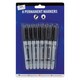image 4 of Pack of 8 Black Bullet Tip Permanent Markers