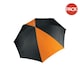 image 2 of Kimood Unisex Auto Opening Golf Umbrella (Pack Of 2) - Black/ Orange - One Size