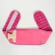 image 1 of OHS Ribbed Fleece Hot Water Bottle Belt Adjustable Heating Wrap | Pink