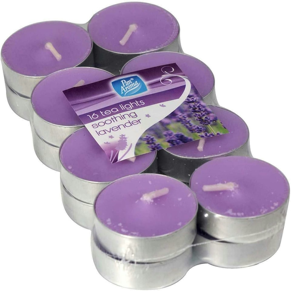 image 1 of Pack of 16 Soothing Lavender Tea Lights
