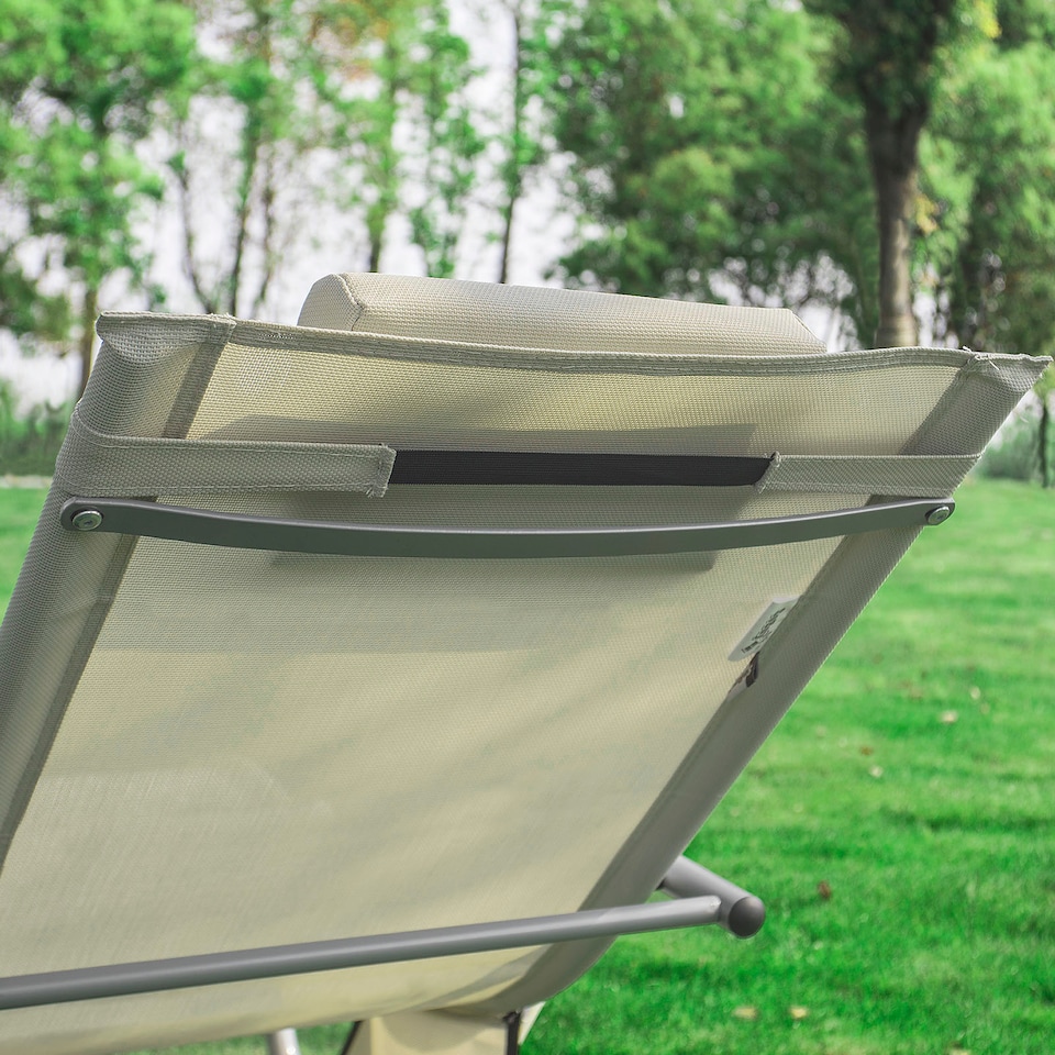 image 1 of SoBuy OGS28-MI,Outdoor Garden Rocking Sun Lounger Recliner Relaxing Chair