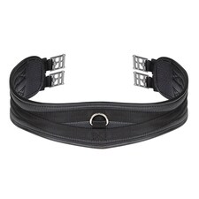 Shires Anti-Chafe Contour Girth With Elastic Black | Size: 52 Inch
Colour: Black