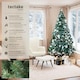 image 2 of Christmas Tree - artificial, including metal stand with plastic feet | Green | green | 6ft | 1