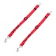 image 1 of KCT Red Car Seatbelt for Dogs - 2 Pack Red | L