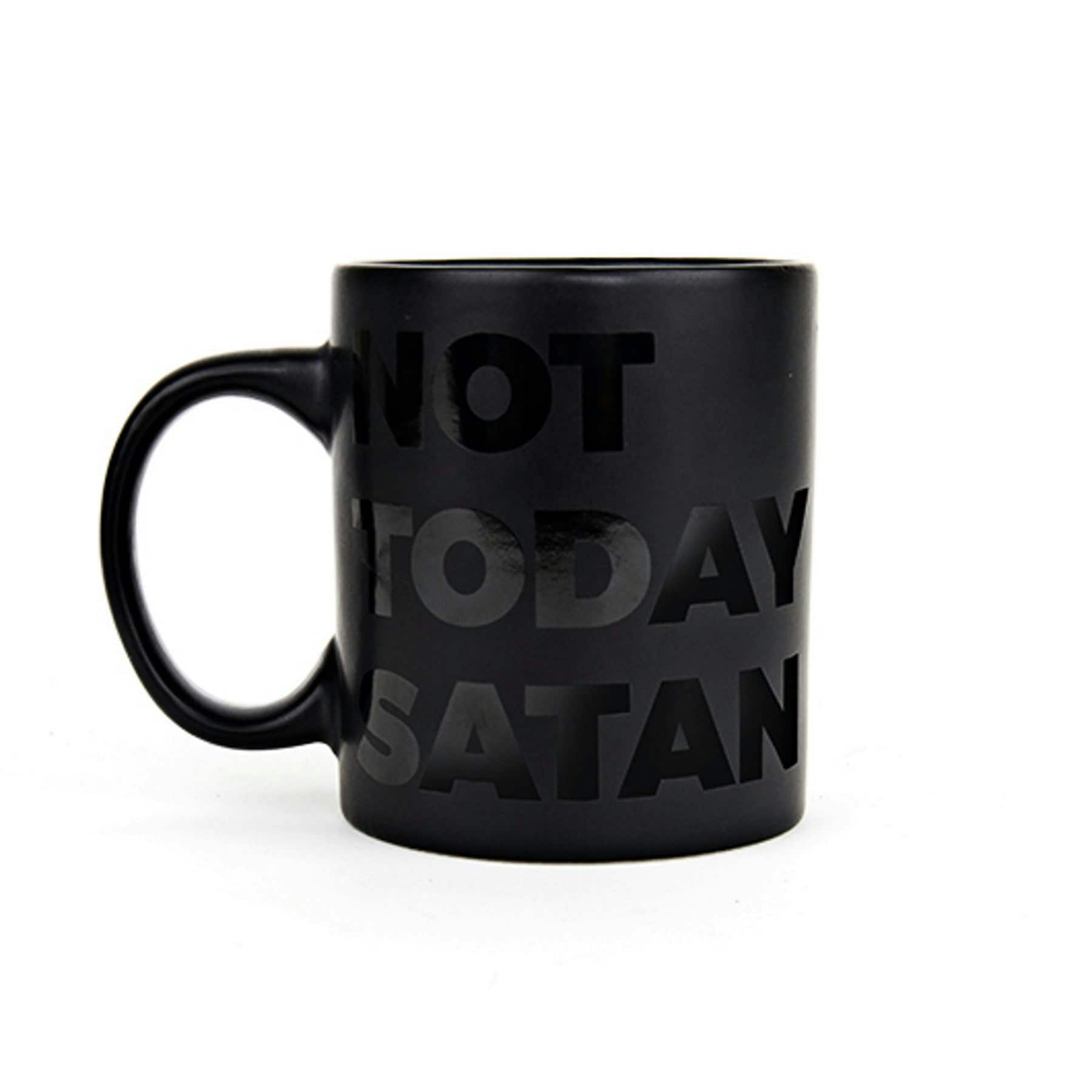 Gift Republic Mug Not Today Satan Black