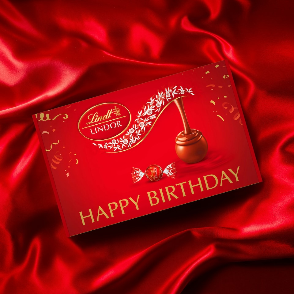 image 1 of Lindt Lindor Official Happy Birthday Chocolate Gift Hamper Box 926g (42-piece Set)