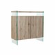 image 1 of Sideboard DKD Home Decor Natural MDF Tempered Glass (120 x 44 x 120 cm) N/A