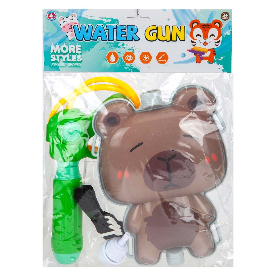 image 1 of vfm-estore Animal Backpack Water Gun Pistol - Compact 16cm x 22cm