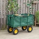 image 2 of Outsunny Heavy Duty Garden Cart Truck Trolley Wheelbarrow Trailer