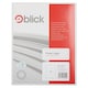 image 1 of Blick 4 Up, 192mm x 61mm, Rectangular, White, 400 Labels