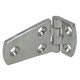 image 6 of Polished Door Hinge Stainless Steel 76mm x 38mm 316 Marine Cabin Hatch Silver