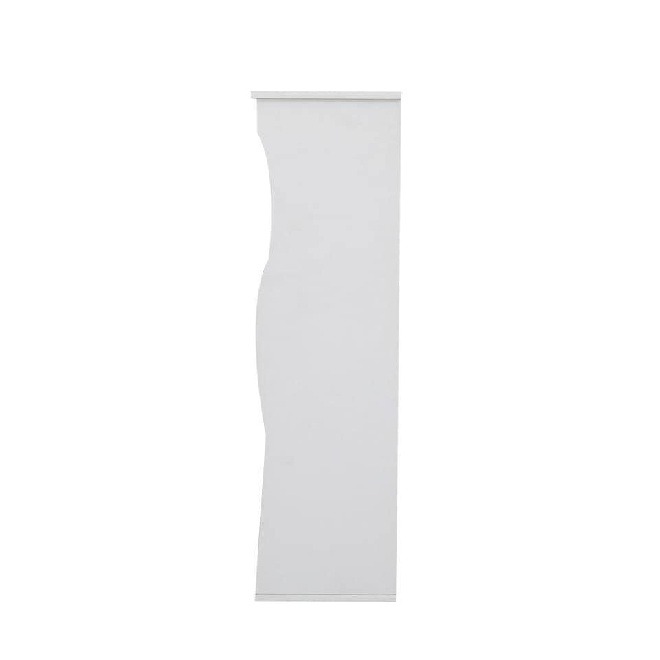 image 1 of Grey Wall Mounted Shelves Painted 3 Book Shelves Ideal for Kids Bedroom Kitchen | White