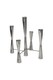 image 1 of Parker 5 Piece Candle Centerpiece - Mild Steel - L27 x W27 x H42 cm - Silver | Silver | 1