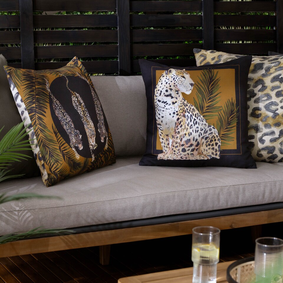 image 1 of Paoletti Leopardis Trio Woven Outdoor Cushion