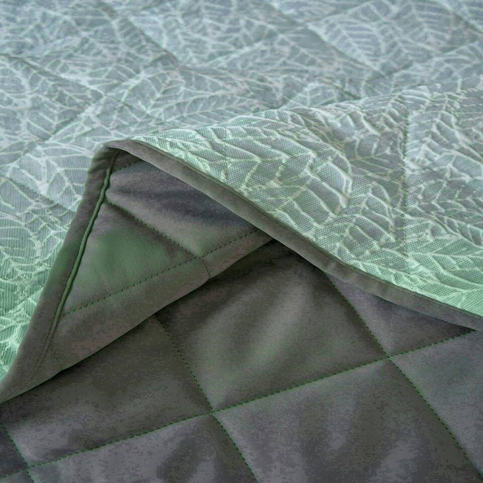 image 1 of Intimates Ayda Luxury Jaquard Floral Quilted Bedspread Set Multi | Multi | Single