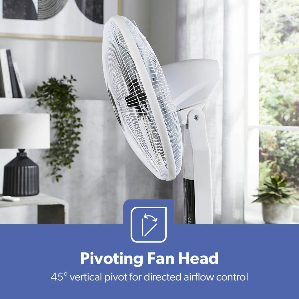 image 1 of GEEPAS 16’’ Pedestal Fan with Remote Control – 60W
