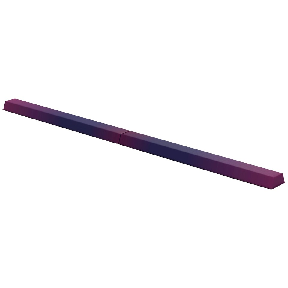 image 1 of SPORTNOW 7.7FT Folding Gymnastics Balance Beam with Anti-Slip Base, Blue