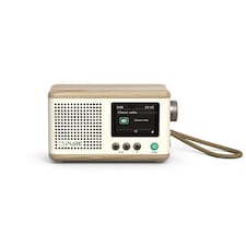 Pure Classic Mini Portable Radio - Cotton White and Oak