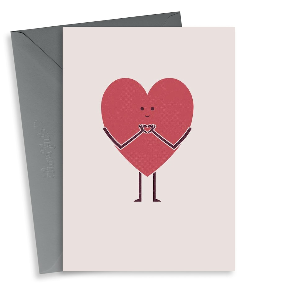 image 1 of Cute Heart Valentine's Day Card