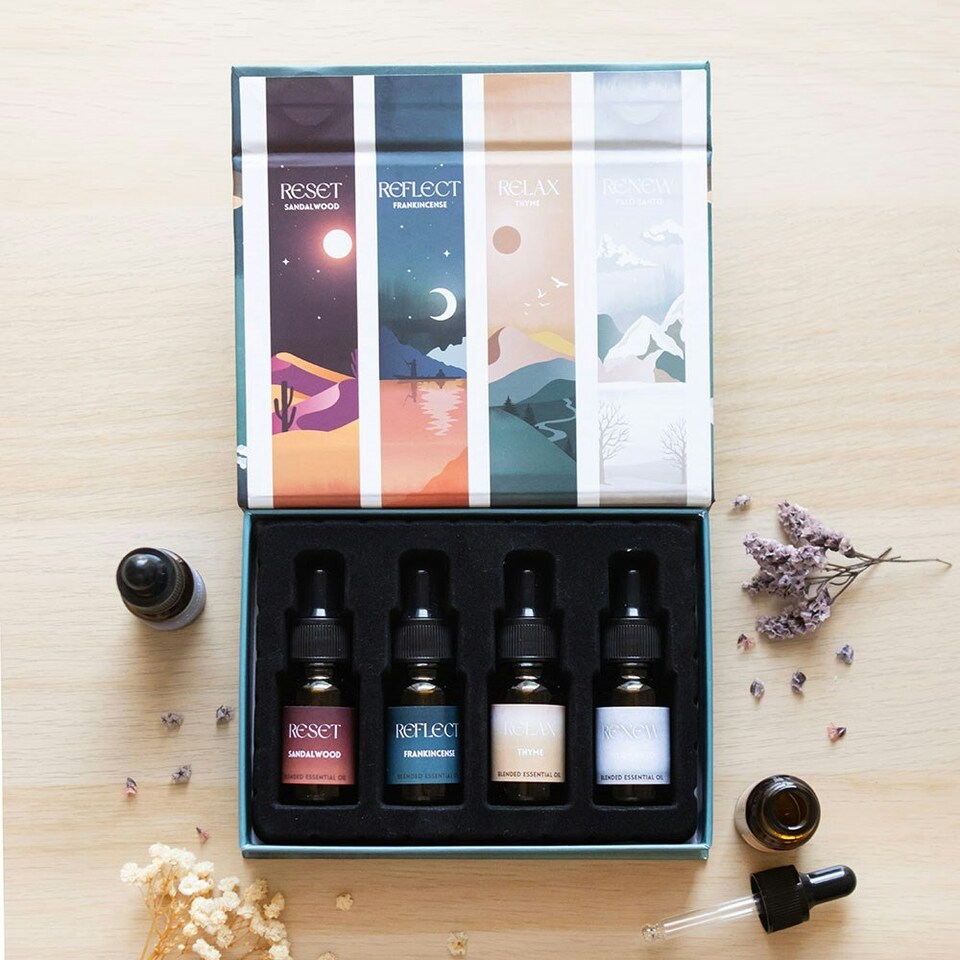 image 1 of The Meditation Collection Blended Essential Oils Set