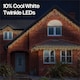 image 1 of Icicle lights Black Rubber 10cm space 60/40/20 Drop 10% 12M