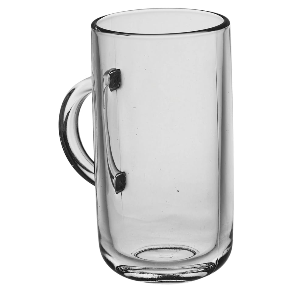 image 1 of 6 Pcs Iconic Glass Mugs Coffee Tea Cup Set Hot Drinks Handle | Clear | Clear