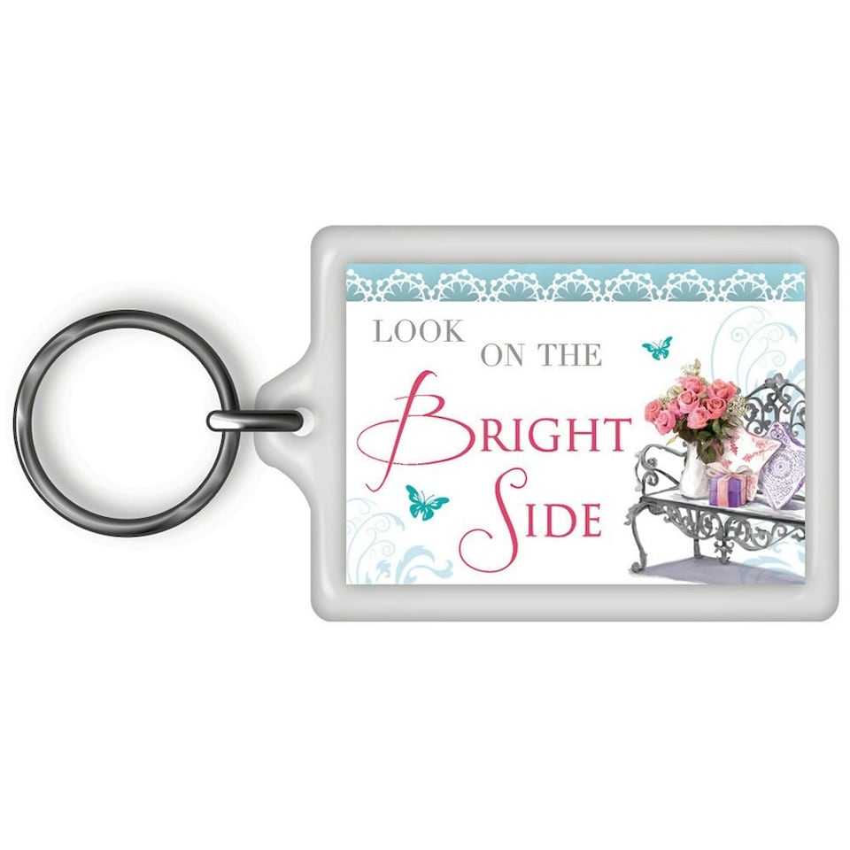image 1 of Look On The Bright Side Celebrity Style World's Best Keyring