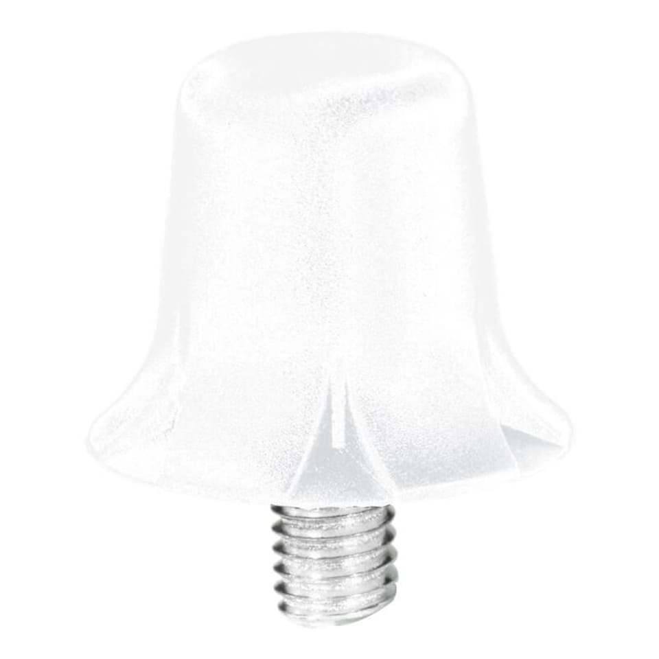 image 1 of Uhlsport Nylon Combi Football Studs - Pack of 12 (8 x 13mm, 4 x 16mm) - White | White | WHITE | 9483