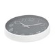 image 3 of OHS Small Round Modern Home Office Decor Analogue Wall Clock, 29cm - Grey
