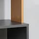 image 8 of HOMCOM 5-Tier Bookshelf Freestanding Bookcase Storage Shelves, Dark Grey