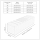 image 3 of Safar 180cm Large Ottoman Storage Box - Naples Shoes Bench - Silver Lined Upholstery Blanket Storage Box