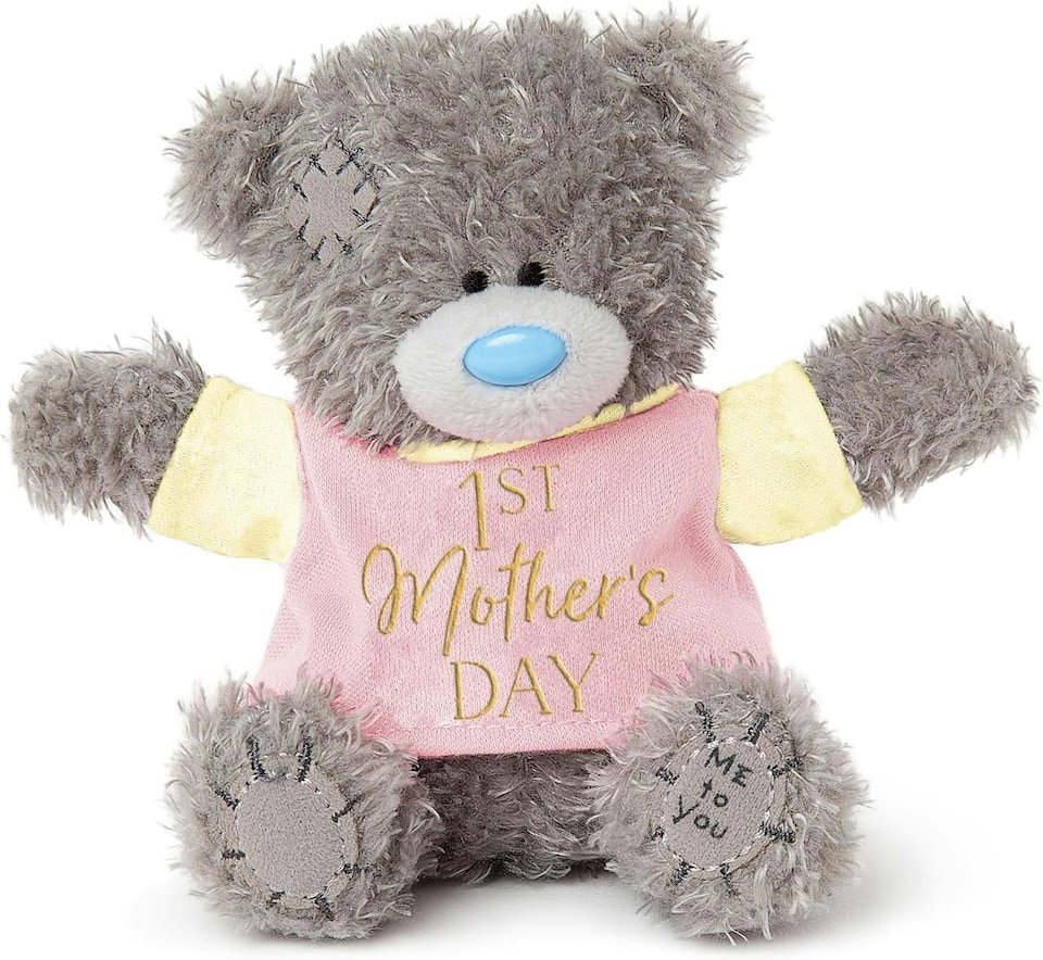 image 1 of Me to You Tatty Teddy '1st Mother's Day' Plush Bear 10cm High Official Mother's Day Collection