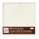 image 1 of Anita's Cards/Envelopes (50 Pack), Cream, 105 x 210mm