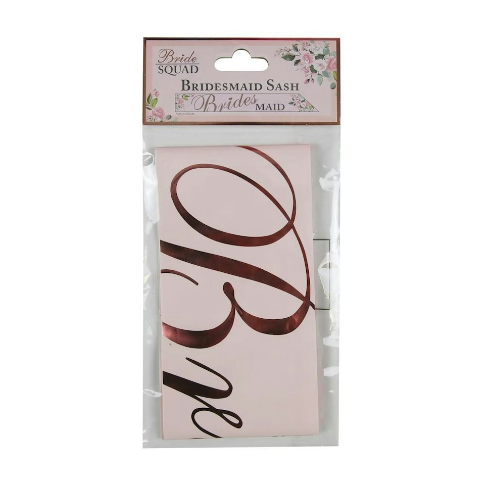 image 1 of Pack of 6 Brides Maid Paper Sashes