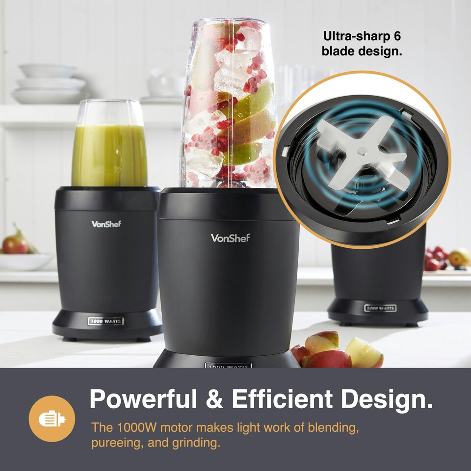 image 1 of VonShef 1000W Multifunction Personal Blender for smoothies