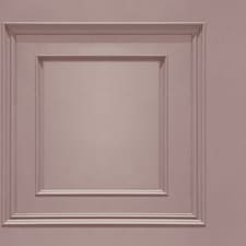 Oliana Panel Pink Wallpaper Pink