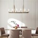 image 5 of Kichler Kimrose Bar Pendant Ceiling Light Polished Nickel