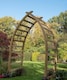image 4 of Forest Garden Whitby Curved Wooden Garden Arch