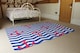 image 3 of Anchors On Zig Zag Stripes Rug | Multi